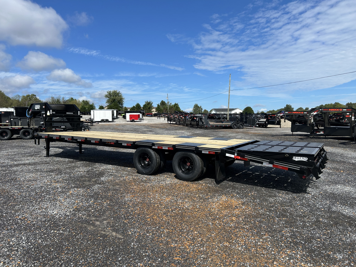 New 2026 Legend 102"X28' 22.5K Gooseneck Flatbed Trailer