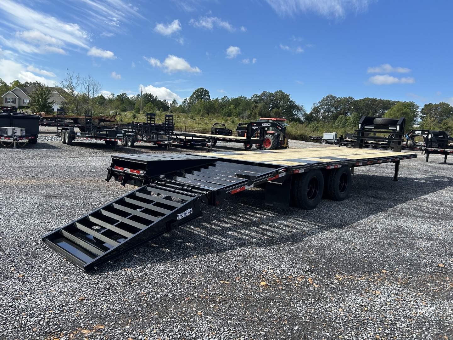 New 2026 Legend 102"X28' 22.5K Gooseneck Flatbed Trailer