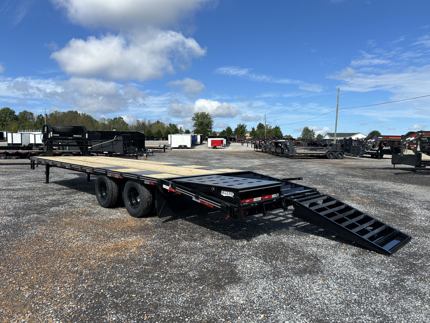 New 2026 Legend 102"X28' 22.5K Gooseneck Flatbed Trailer