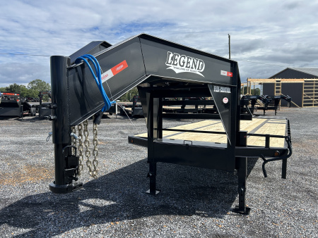 New 2026 Legend 102"X28' 22.5K Gooseneck Flatbed Trailer