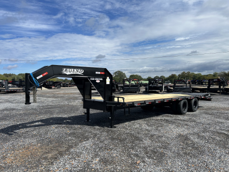 New 2026 Legend 102 X25' 22.5K Gooseneck Flatbed Trailer