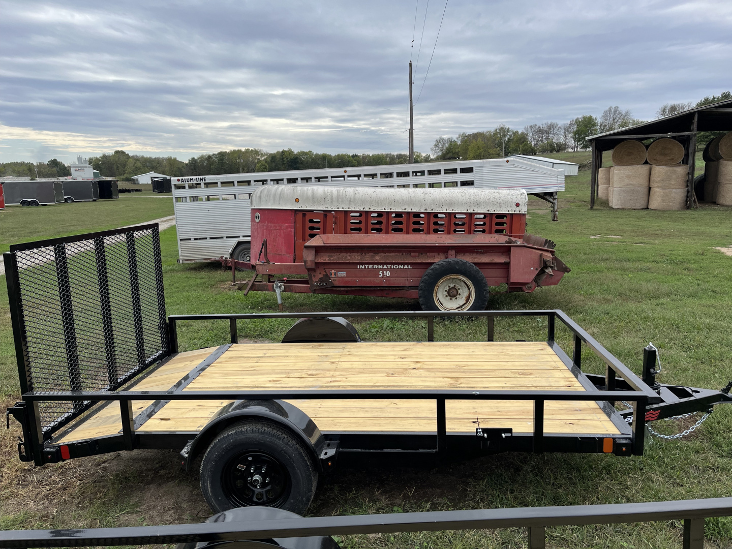 New 2026 Liberty 3k 78"X10'+2' Dovetail Utility Trailer