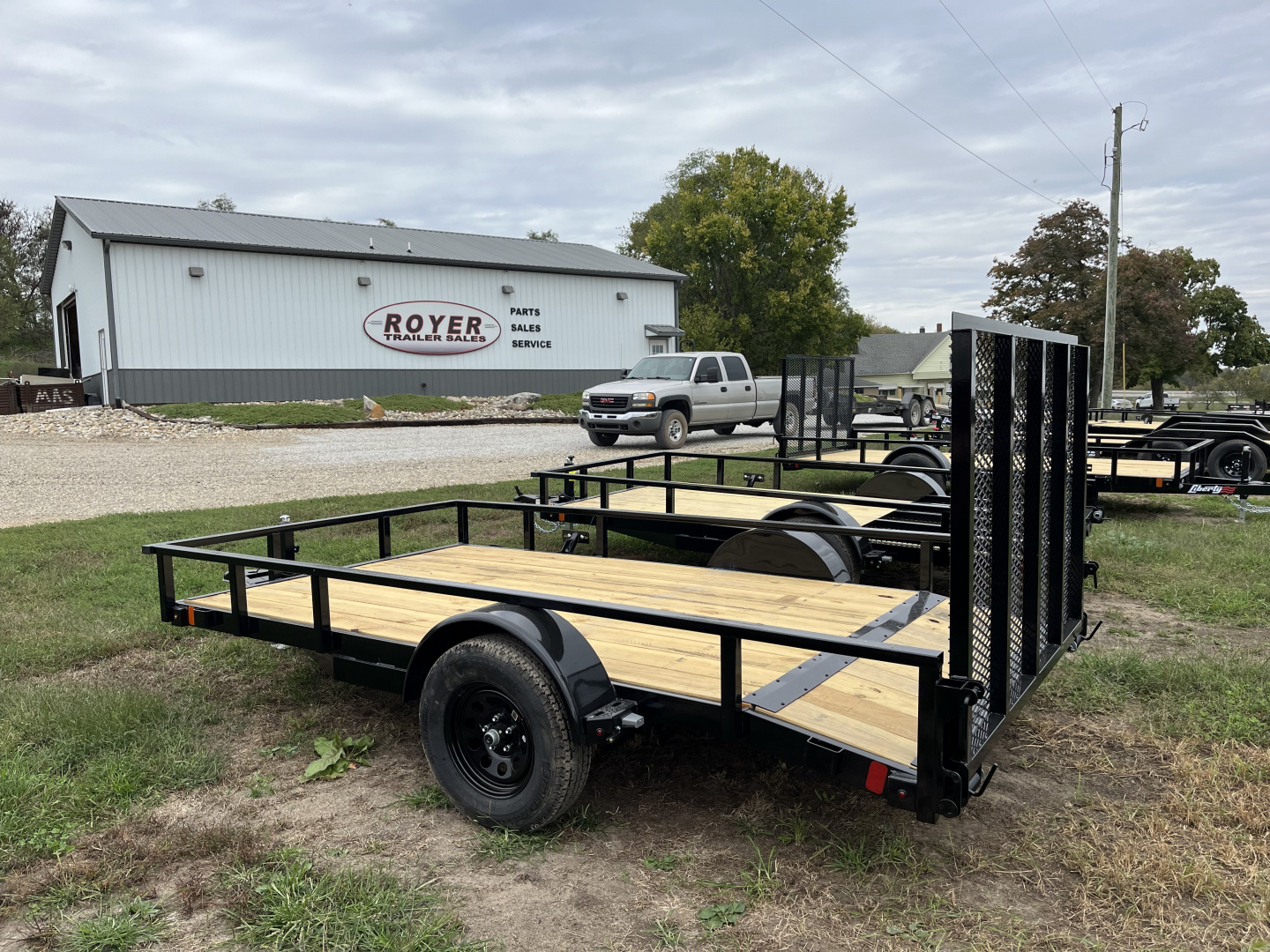 New 2026 Liberty 3k 78"X10'+2' Dovetail Utility Trailer