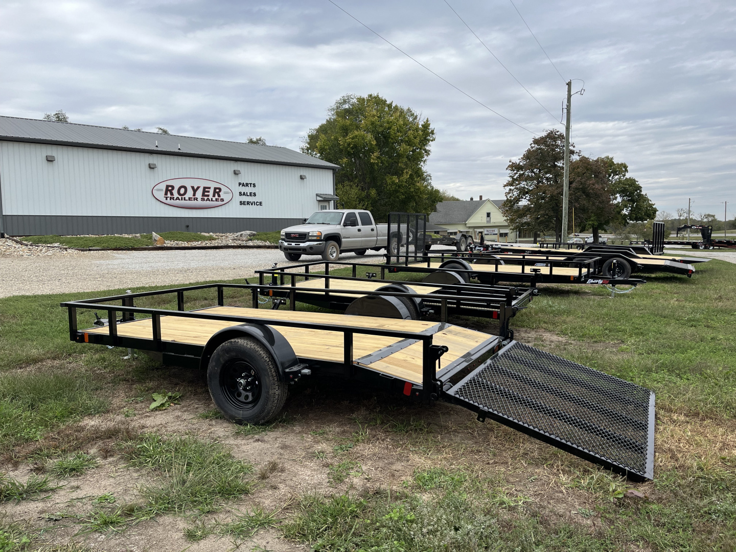 New 2026 Liberty 3k 78"X10'+2' Dovetail Utility Trailer