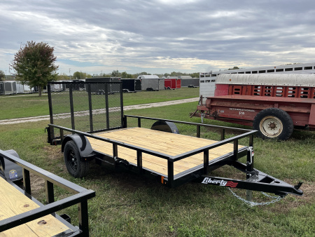 New 2026 Liberty 3k 78 X10'+2' Dovetail Utility Trailer