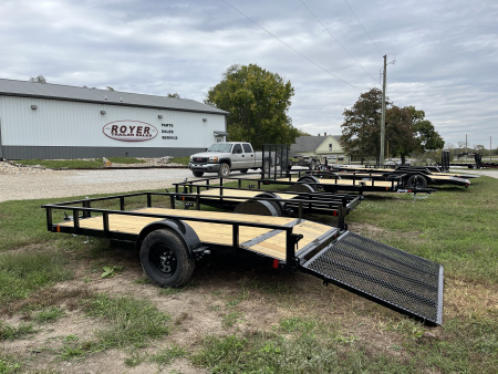 New 2026 Liberty 3k 78"X10'+2' Dovetail Utility Trailer