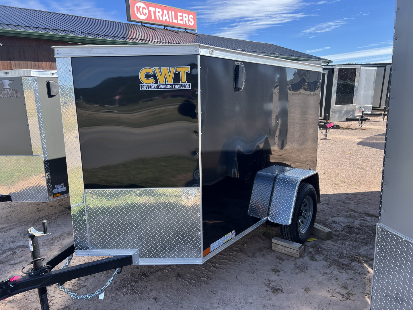 New 2026 Covered Wagon Trailers 5X8 SA Cargo / Enclosed Trailer