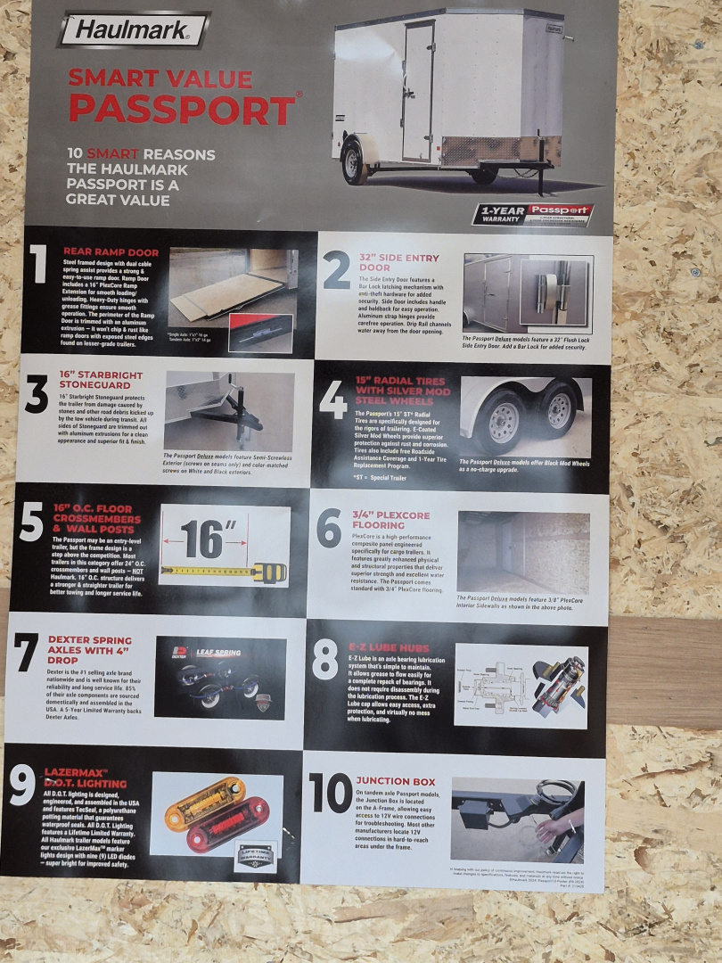 New 2026 Haulmark 7 X 14 PASSPORT DELUXE Cargo / Enclosed Trailer