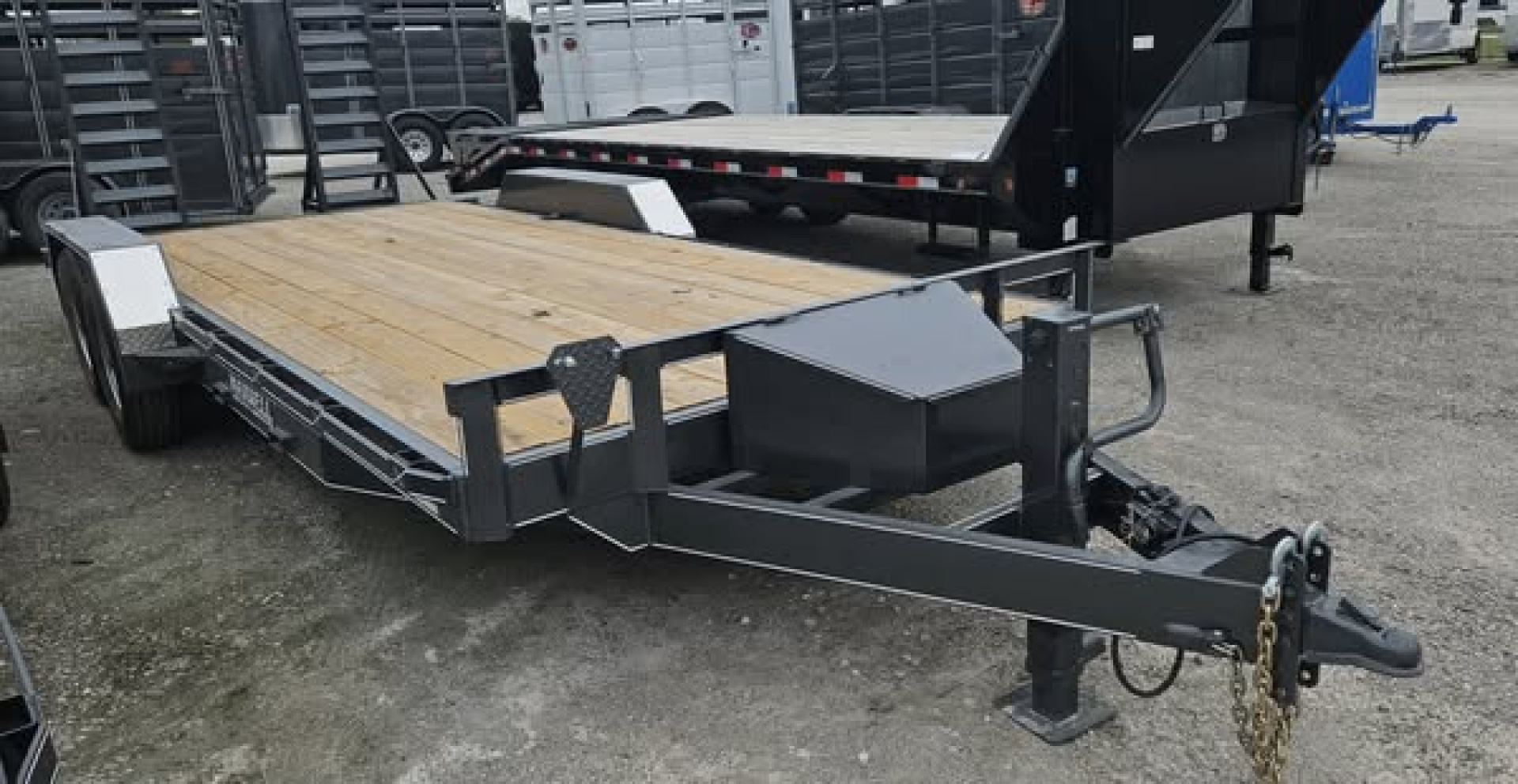 New 2025 Maxwell 20' Skid Steer Flatbed Trailer