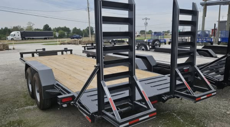 New 2025 Maxwell 20' Skid Steer Flatbed Trailer