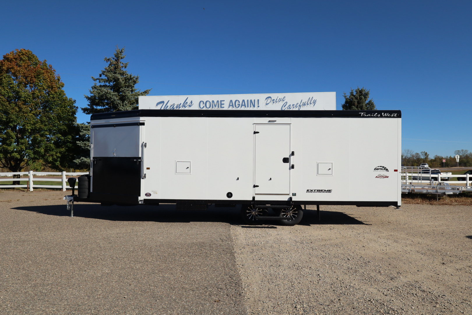 New 2026 Trails West RPM 28' BP Snowmobile Trailer