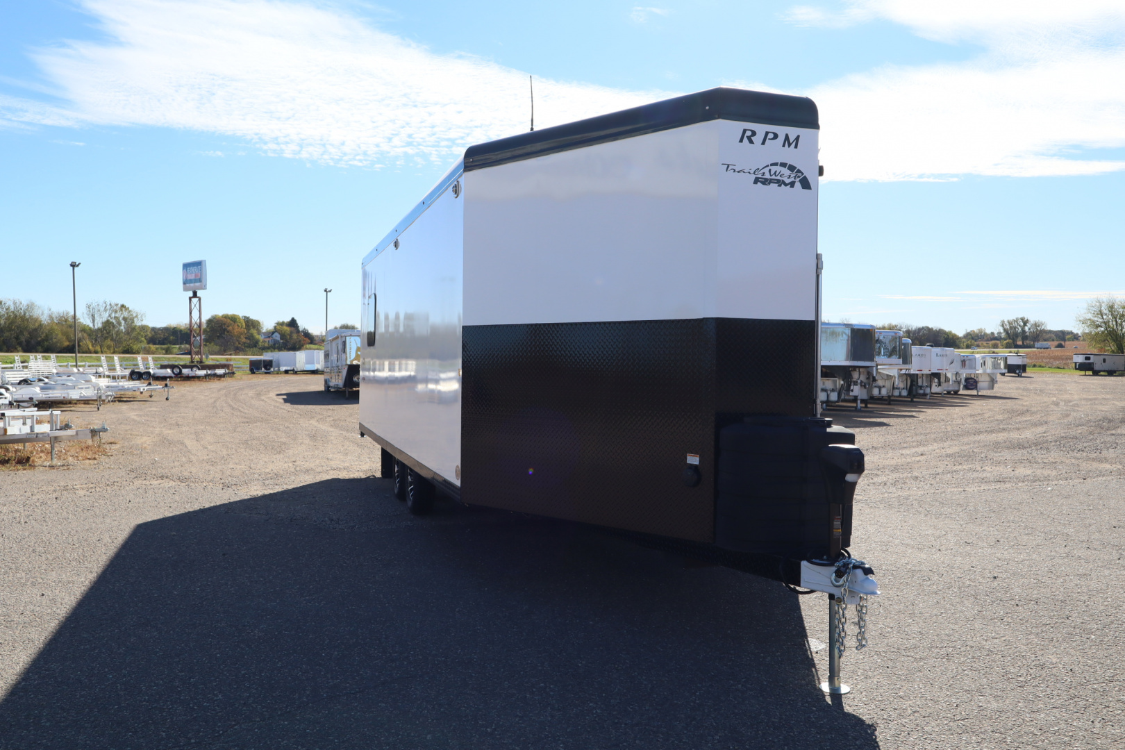 New 2026 Trails West RPM 28' BP Snowmobile Trailer