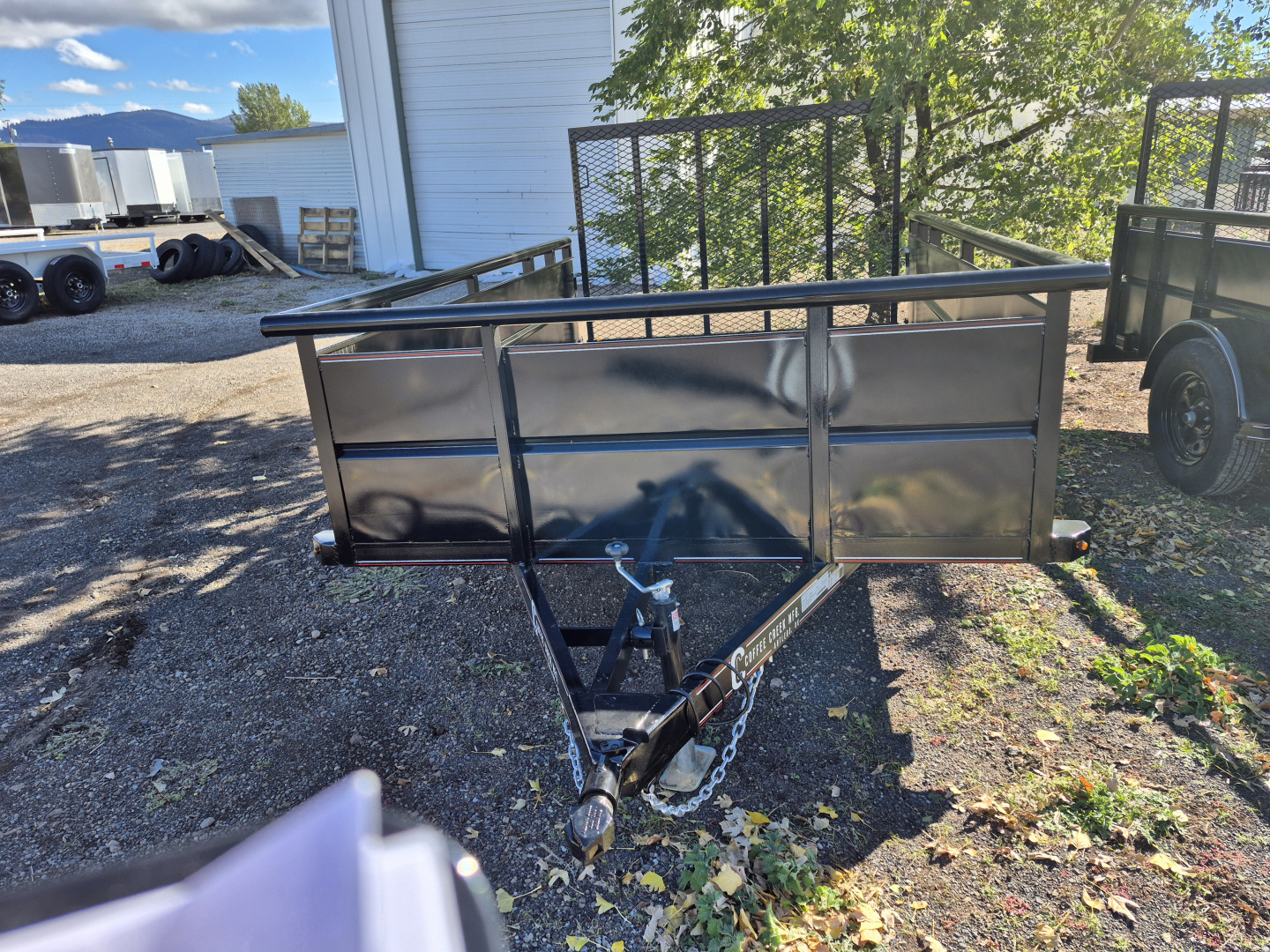 New 2026 Coffee Creek Single Axle Utility/2,990 GVWR/77"X10'