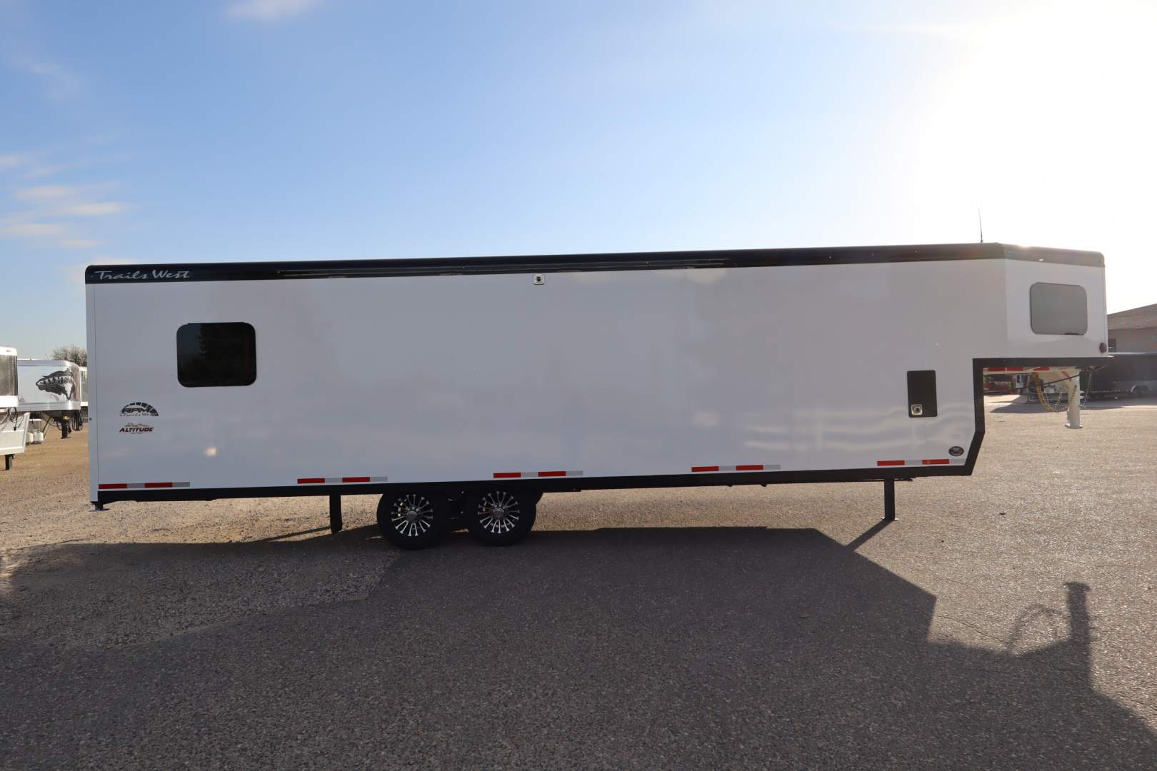 New 2026 Trails West RPM 28' Gooseneck Snowmobile Trailer