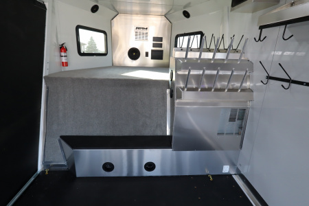 New 2026 Trails West RPM 28' Gooseneck Snowmobile Trailer