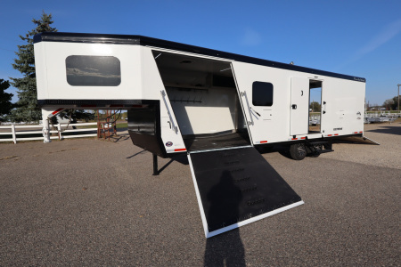 New 2026 Trails West RPM 28' Gooseneck Snowmobile Trailer