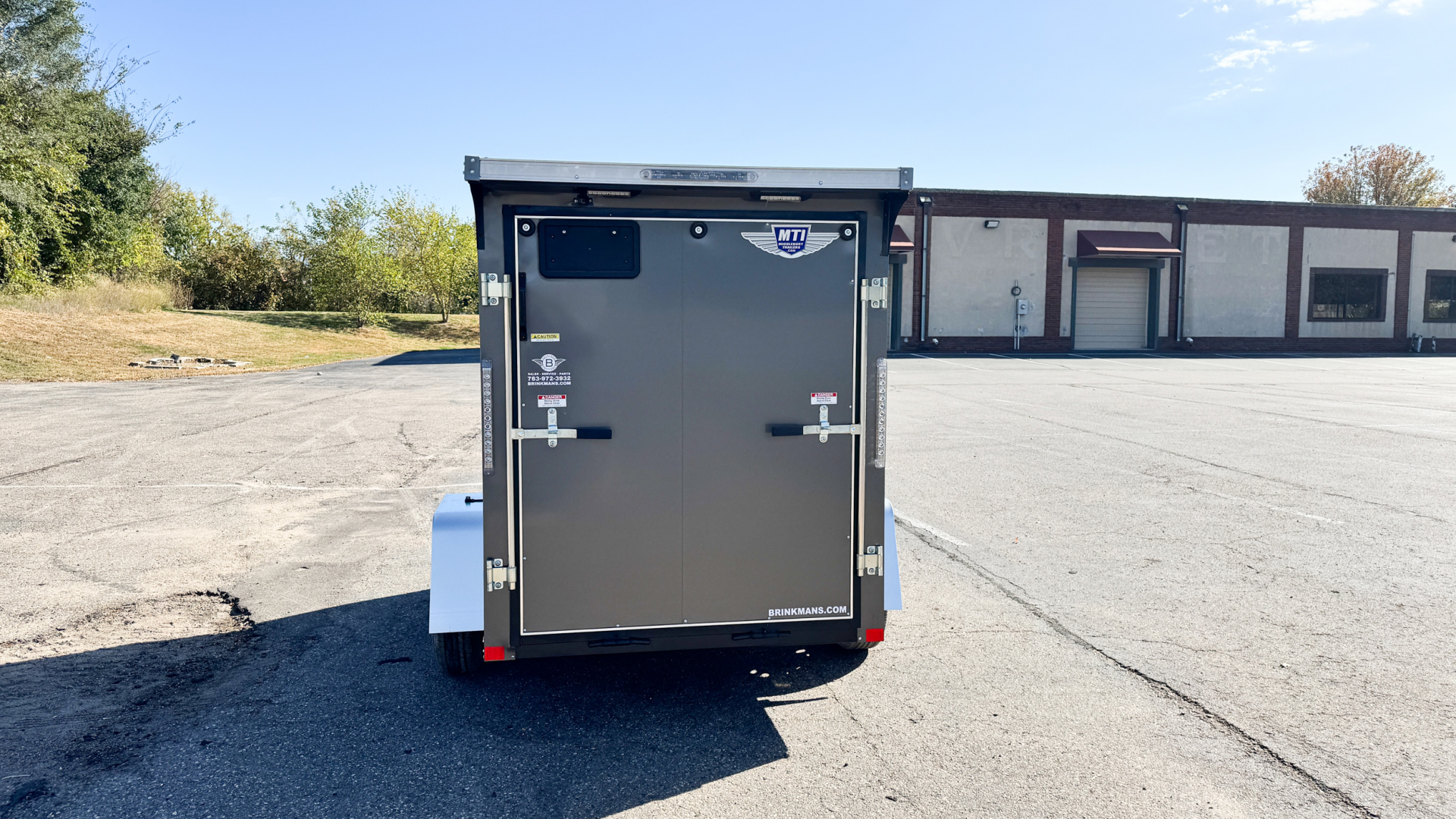 New 2025 RC 5x8 Enclosed Cargo Trailer - Ramp Door!