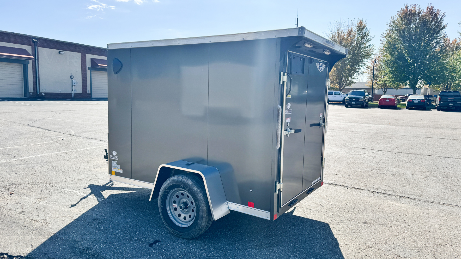 New 2025 RC 5x8 Enclosed Cargo Trailer - Ramp Door!