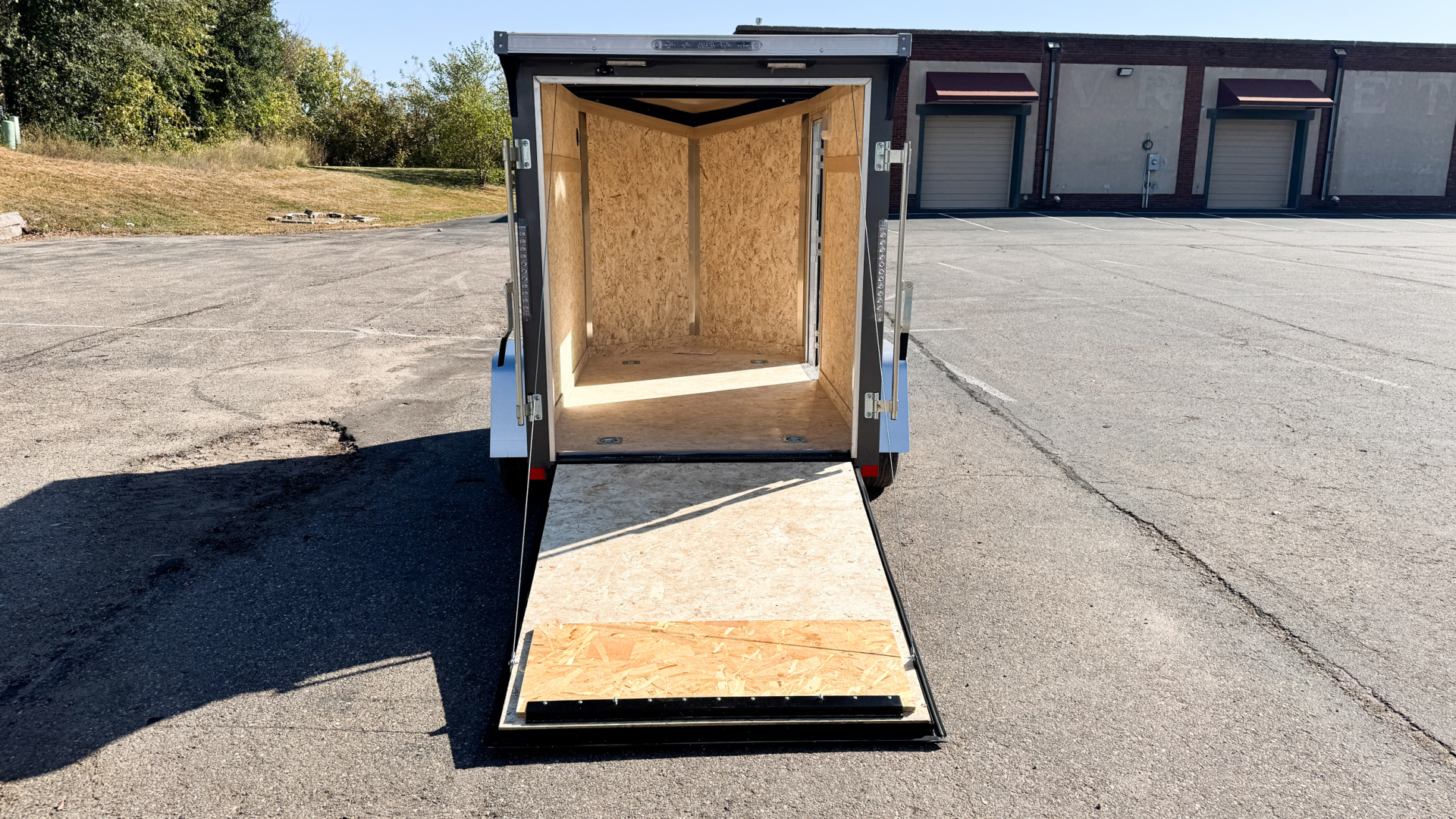 New 2025 RC 5x8 Enclosed Cargo Trailer - Ramp Door!