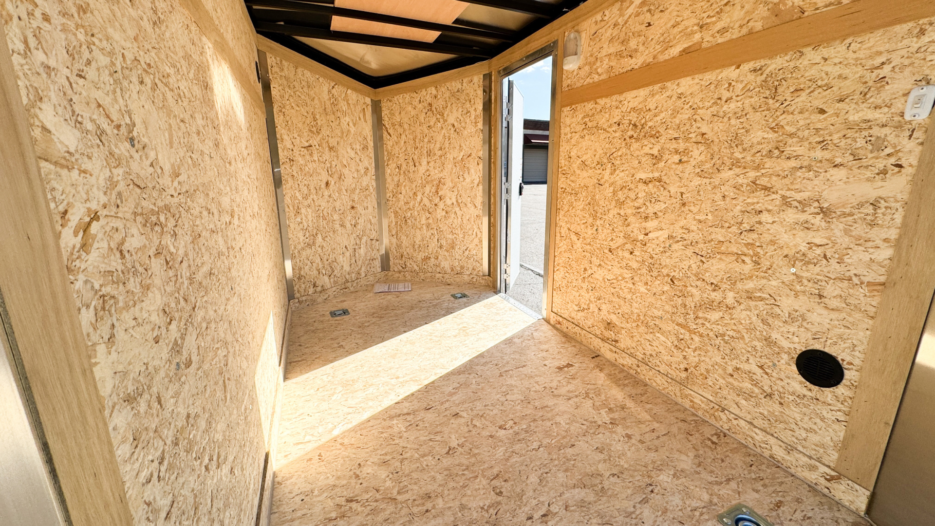 New 2025 RC 5x8 Enclosed Cargo Trailer - Ramp Door!