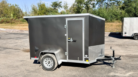 New 2025 RC 5x8 Enclosed Cargo Trailer - Ramp Door!