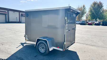New 2025 RC 5x8 Enclosed Cargo Trailer - Ramp Door!