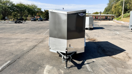 New 2025 RC 5x8 Enclosed Cargo Trailer - Ramp Door!