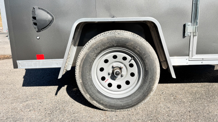 New 2025 RC 5x8 Enclosed Cargo Trailer - Ramp Door!