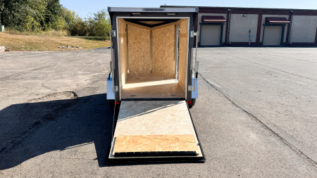 New 2025 RC 5x8 Enclosed Cargo Trailer - Ramp Door!
