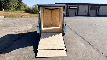New 2025 RC 5x8 Enclosed Cargo Trailer - Ramp Door!