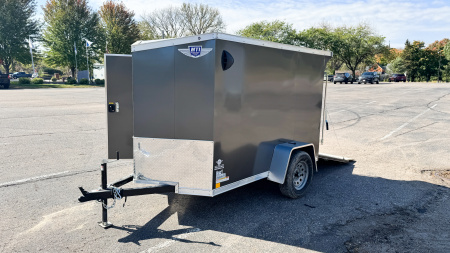 New 2025 RC 5x8 Enclosed Cargo Trailer - Ramp Door!