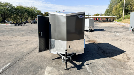 New 2025 RC 5x8 Enclosed Cargo Trailer - Ramp Door!