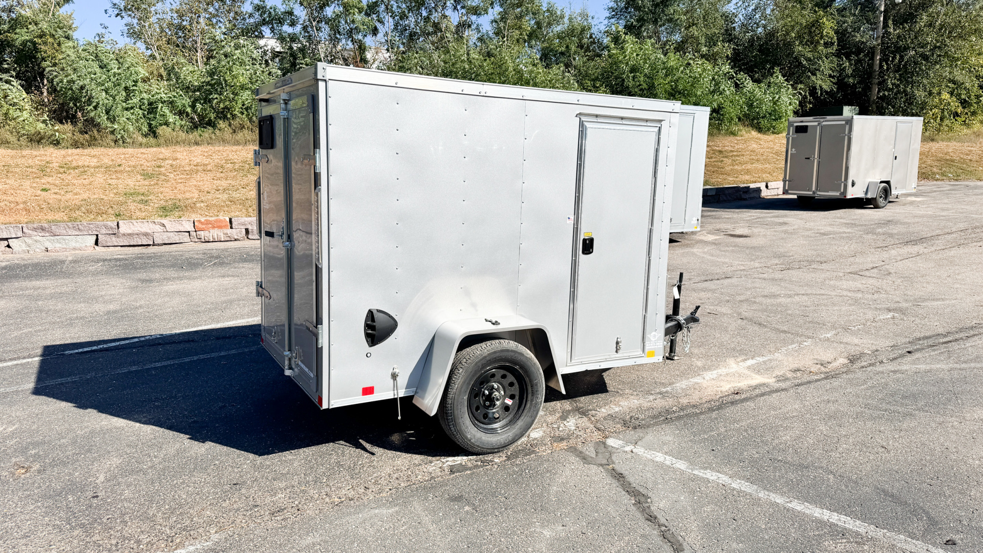 New RC Trailers 5x8 Enclosed Cargo Trailer - Double Doors!