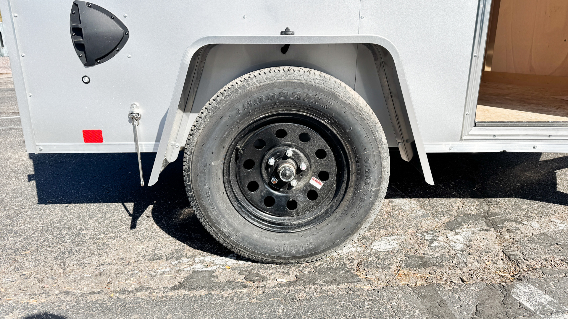 New RC Trailers 5x8 Enclosed Cargo Trailer - Double Doors!