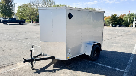 New RC Trailers 5x8 Enclosed Cargo Trailer - Double Doors!