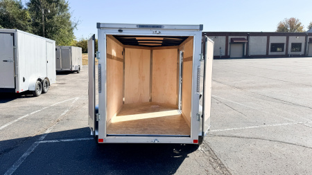 New RC Trailers 5x8 Enclosed Cargo Trailer - Double Doors!