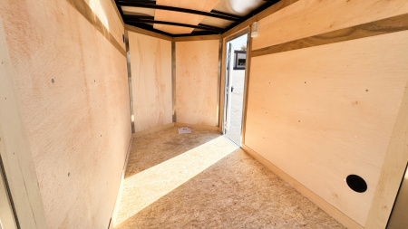 New RC Trailers 5x8 Enclosed Cargo Trailer - Double Doors!