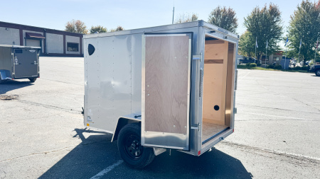 New RC Trailers 5x8 Enclosed Cargo Trailer - Double Doors!