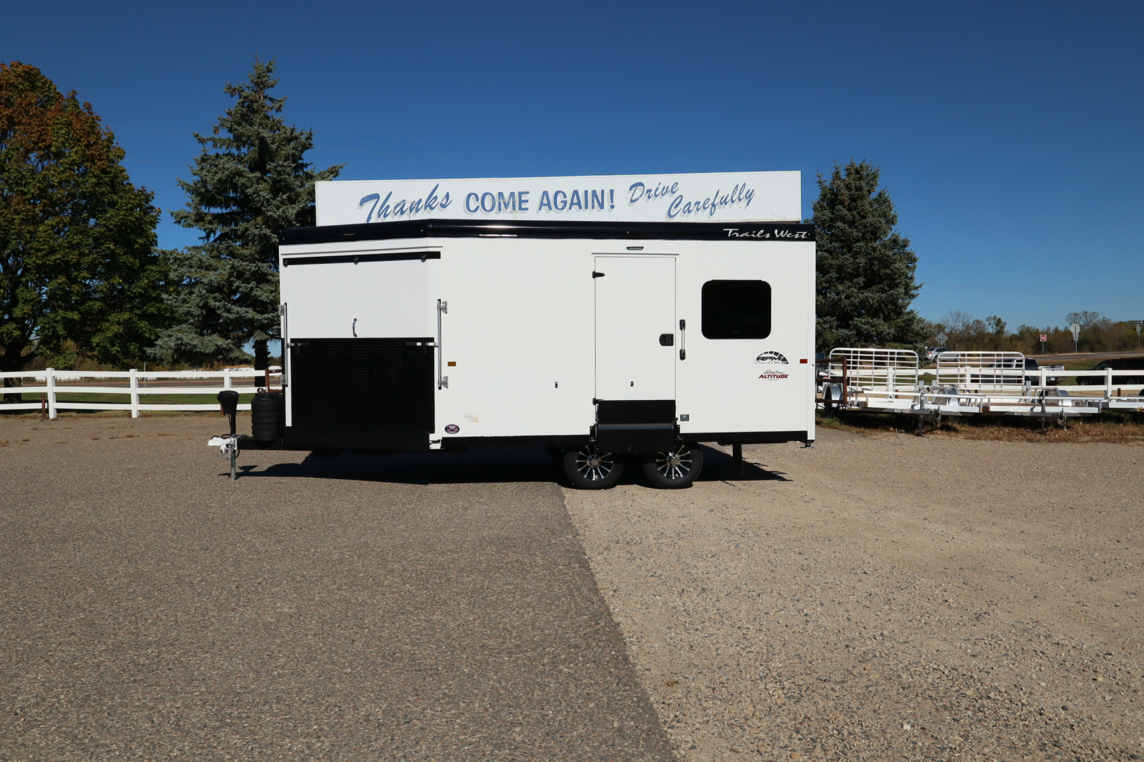 New 2026 Trails West RPM 20' BP Snowmobile Trailer