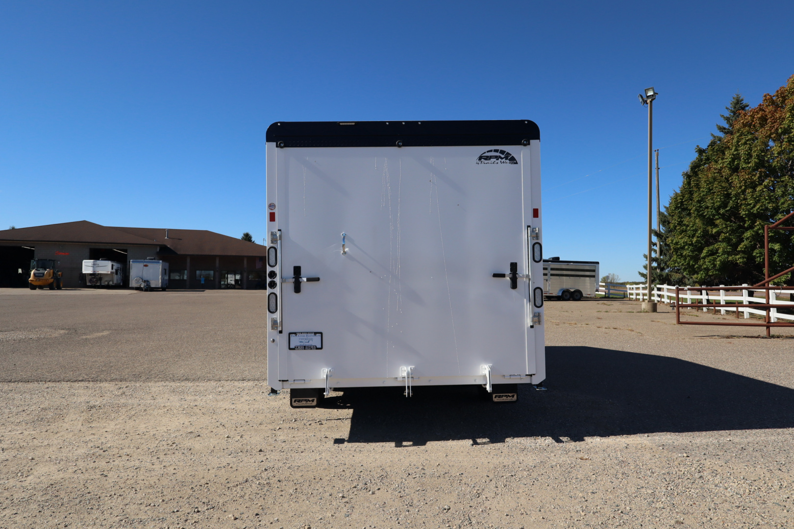 New 2026 Trails West RPM 20' BP Snowmobile Trailer