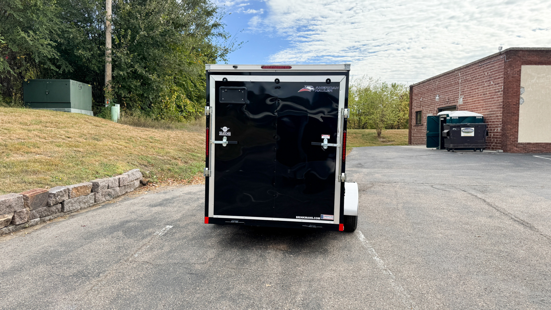 New American Hauler 6x12 Enclosed Trailer - Rear Ramp Door!