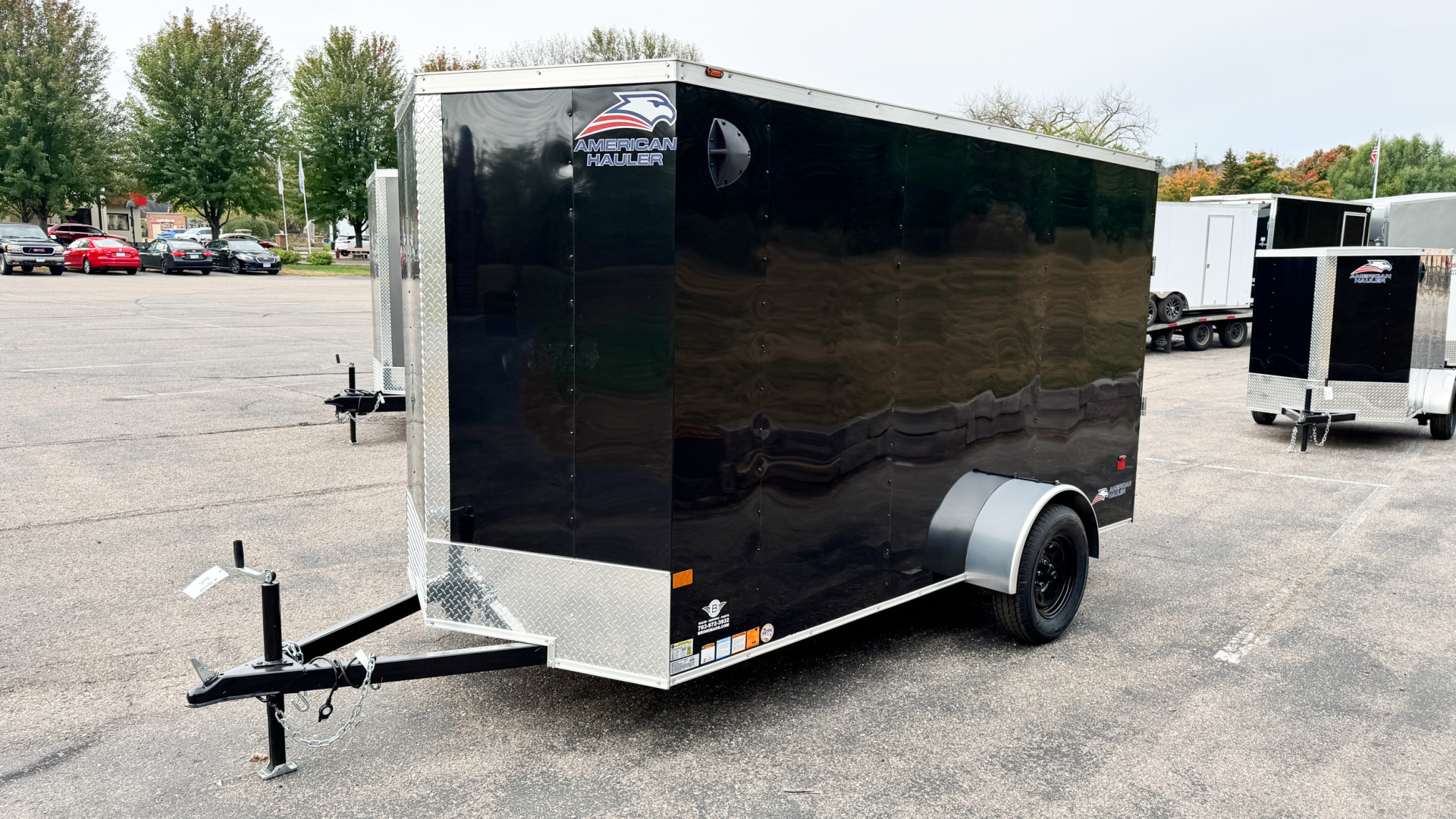 New American Hauler 6x12 Enclosed Trailer - Rear Ramp Door!