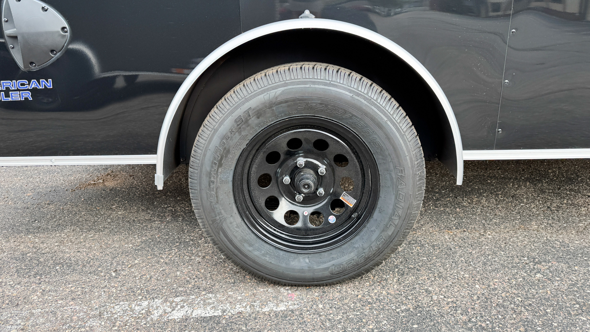 New American Hauler 6x12 Enclosed Trailer - Rear Ramp Door!