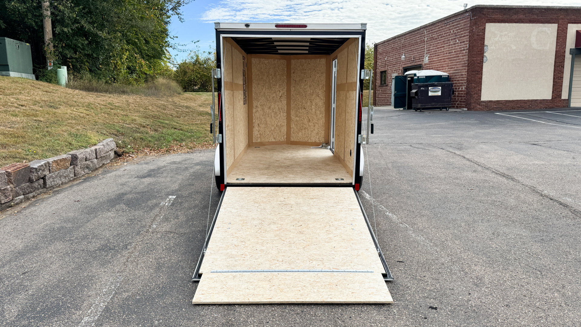 New American Hauler 6x12 Enclosed Trailer - Rear Ramp Door!