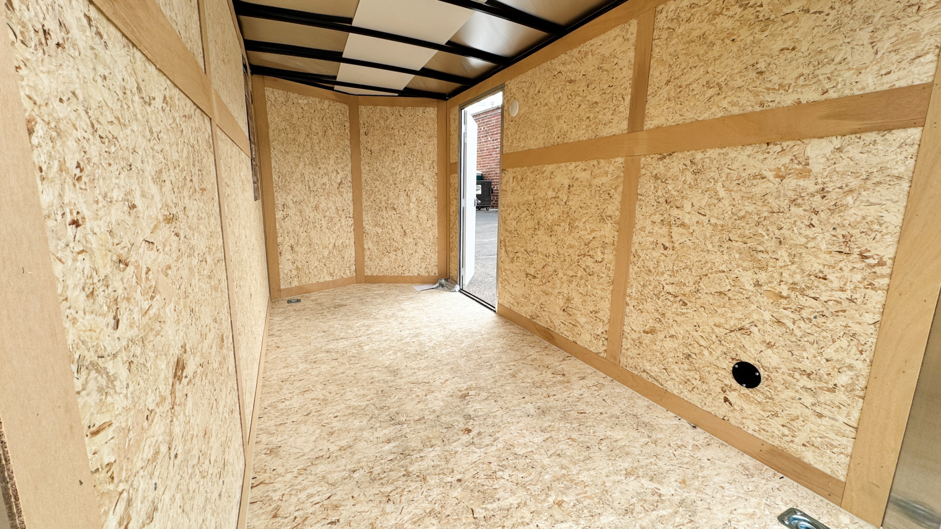 New American Hauler 6x12 Enclosed Trailer - Rear Ramp Door!