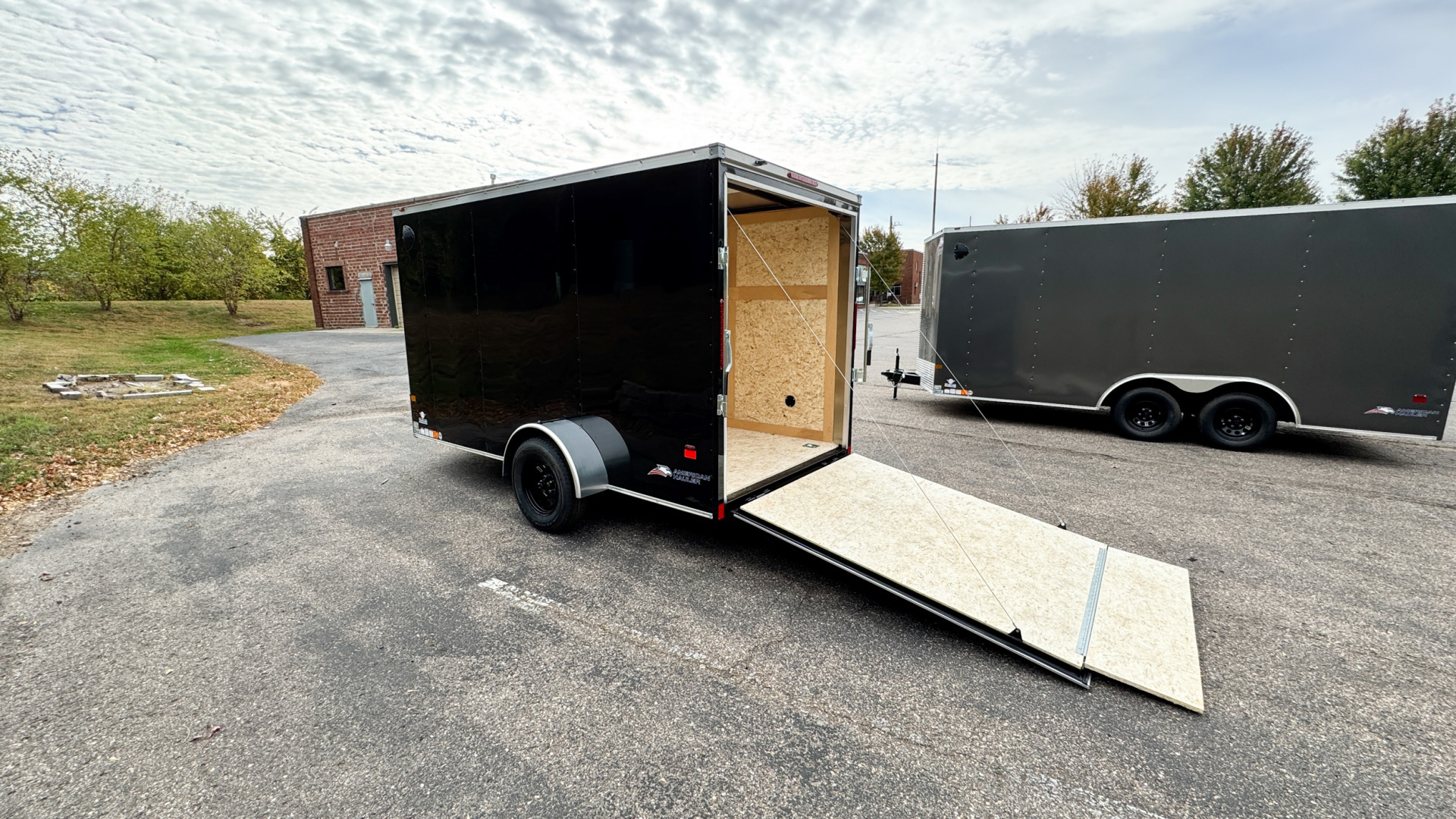 New American Hauler 6x12 Enclosed Trailer - Rear Ramp Door!