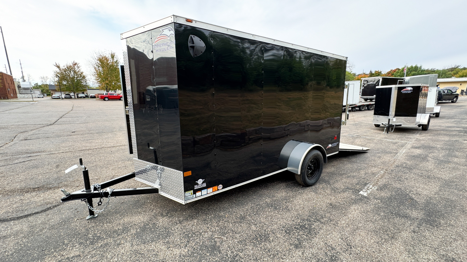 New American Hauler 6x12 Enclosed Trailer - Rear Ramp Door!