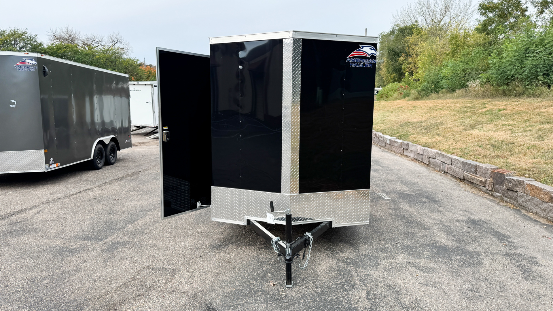 New American Hauler 6x12 Enclosed Trailer - Rear Ramp Door!