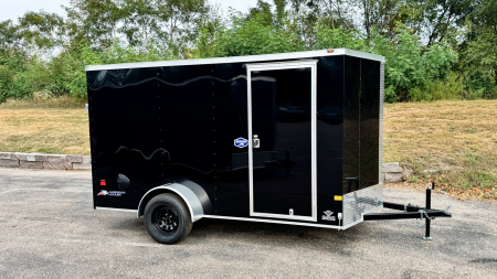 New American Hauler 6x12 Enclosed Trailer - Rear Ramp Door!