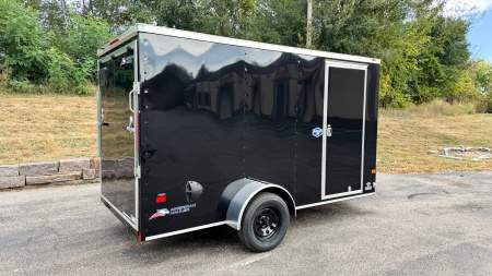 New American Hauler 6x12 Enclosed Trailer - Rear Ramp Door!